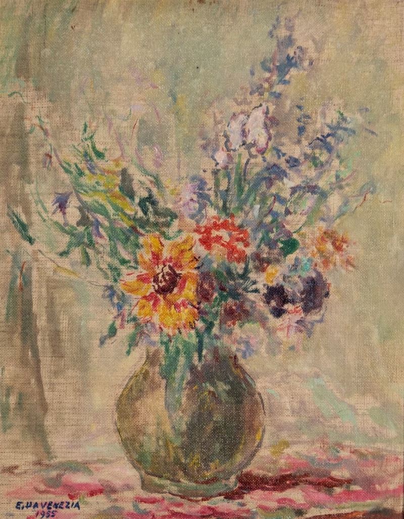 Eugenio da Venezia - Zinnie e Fiori Vari