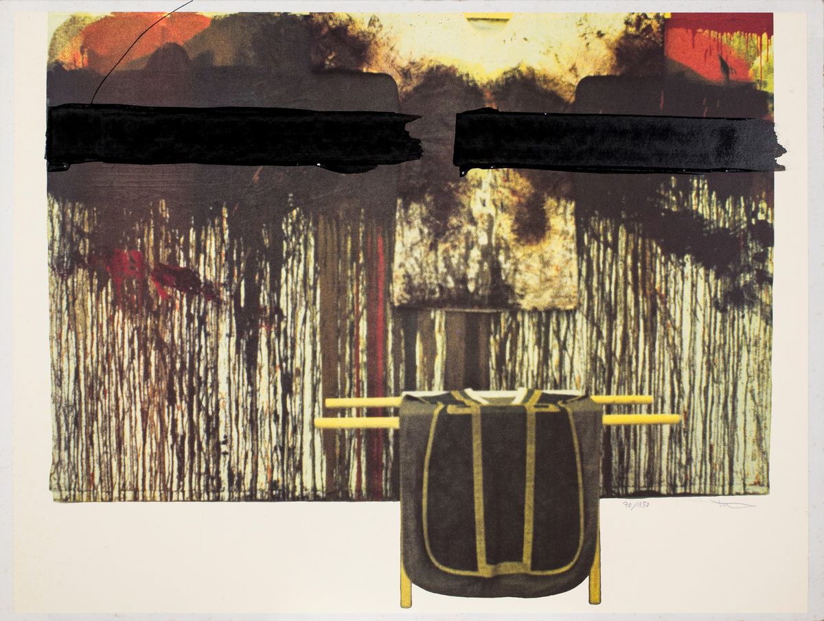 Hermann Nitsch - Uebermalte Bild Lithographien