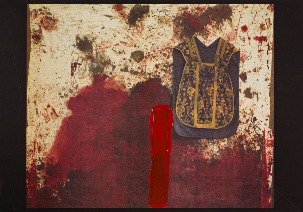 Hermann Nitsch - Uebermalte Bild Lithographien