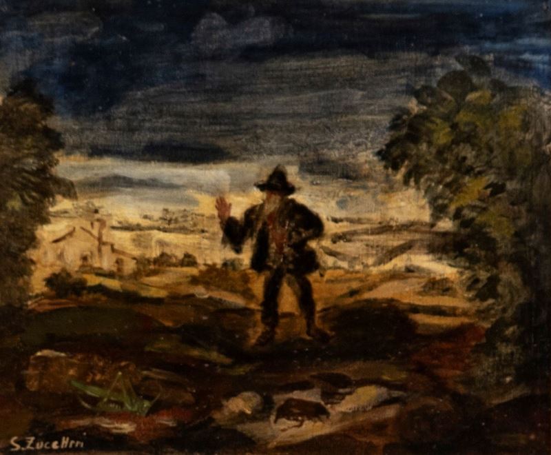 Luigi Zuccheri - Vecchio Saggio e la Natura