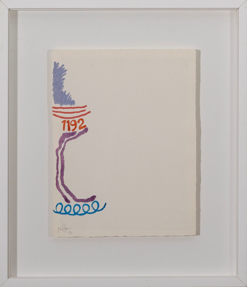 Tre linee con arabesco n. 1192