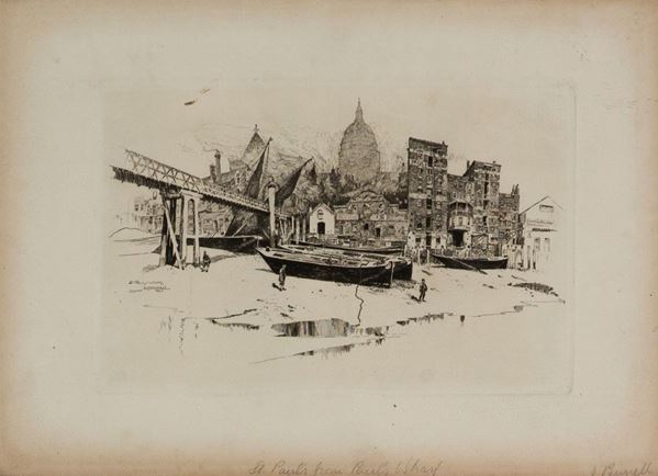 JOSEPH PENNELL - St. Paul's Wharf