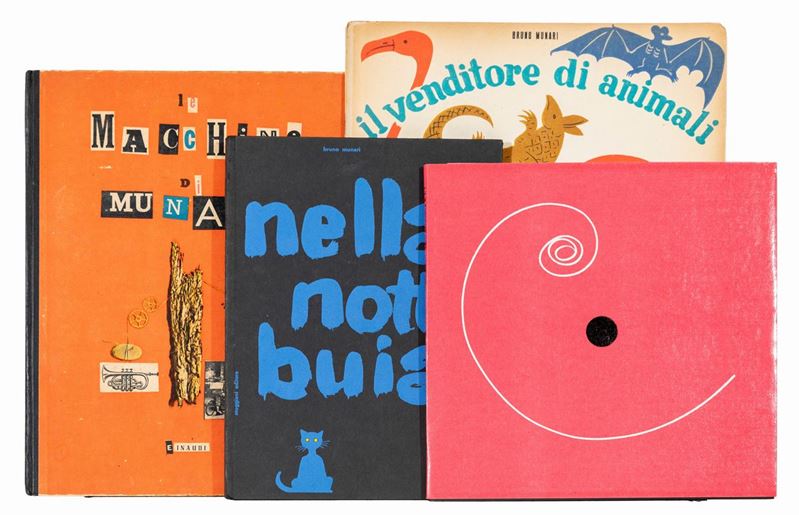 Le macchine di Munari - Il venditore di animali - Nella notte buia - Libro illegibile N. Y. 1
