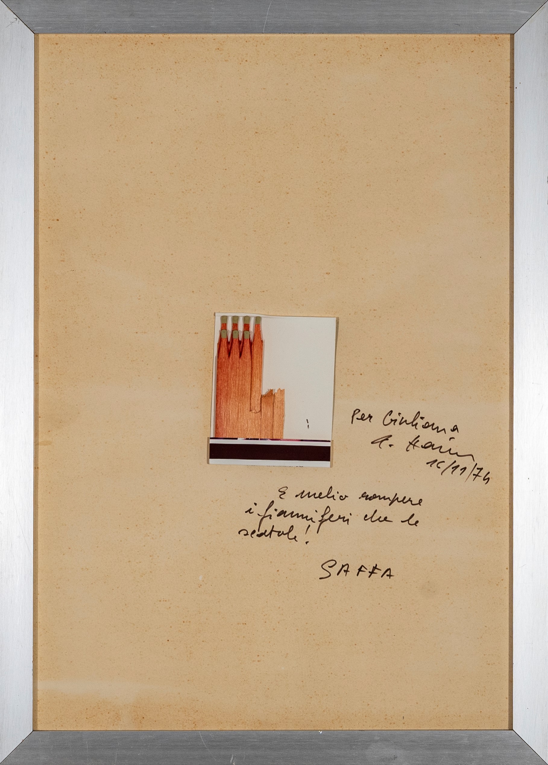 Raymond Hains - Saffa