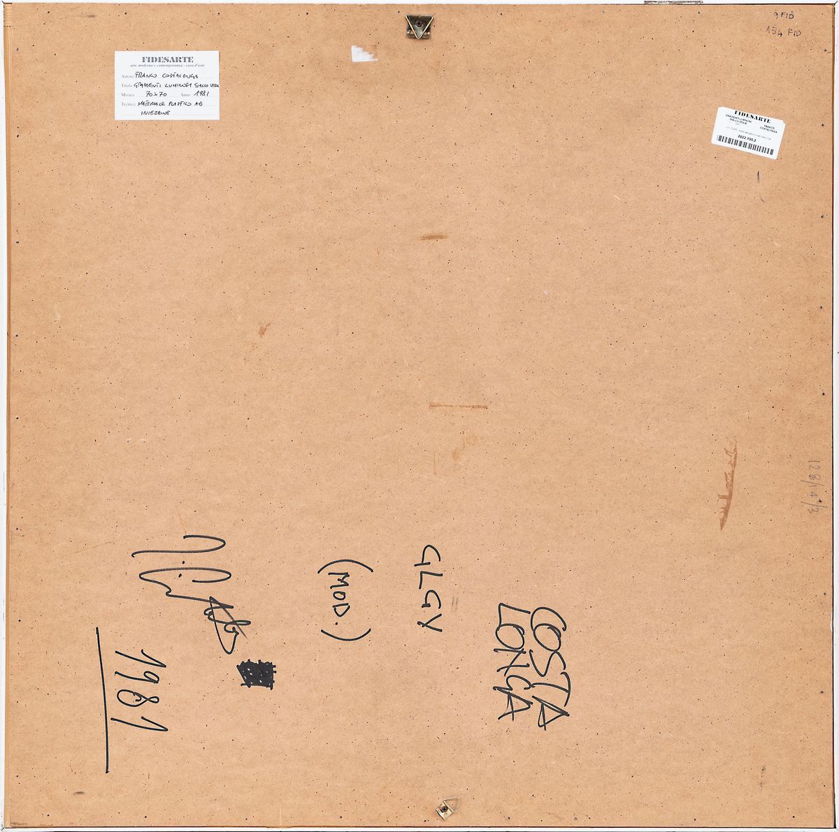 Gradienti luminosi giallo viola