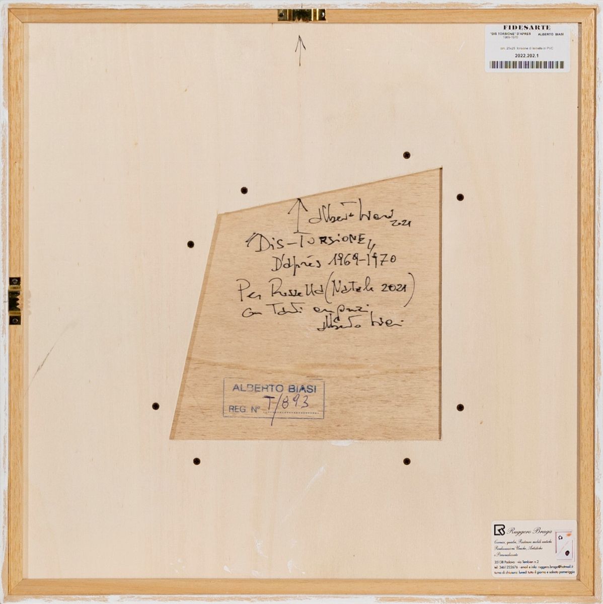 'Dis Torsione' D'apres 1969-1970