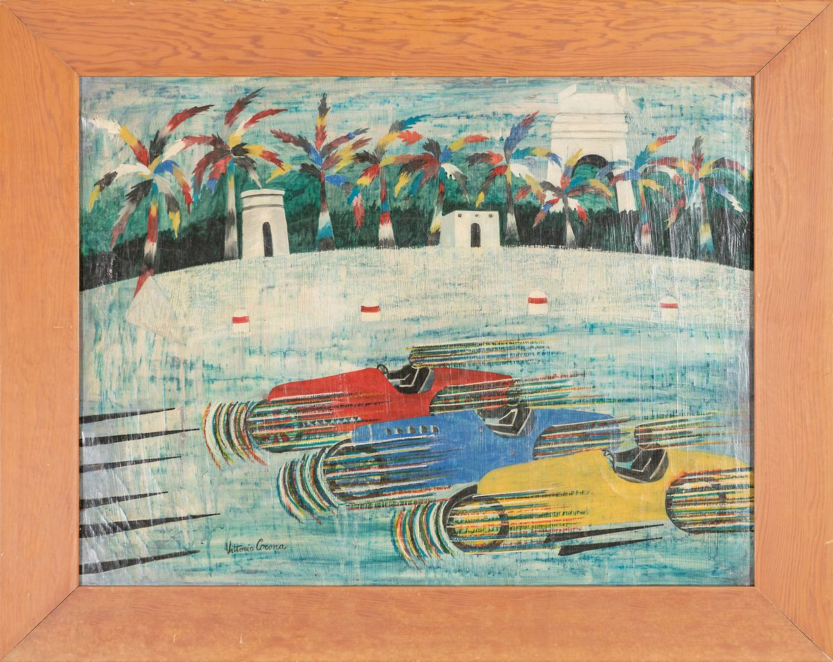 Corsa nelle saline più paesaggio