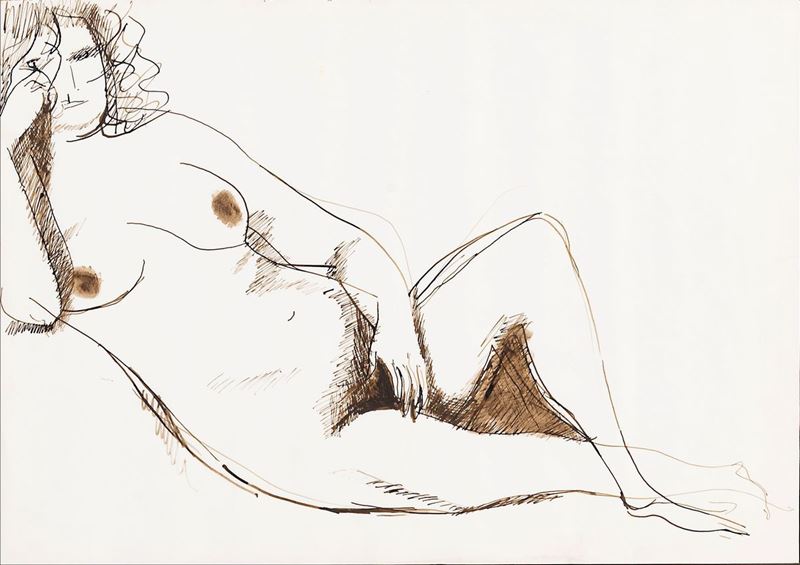 Bruno Saetti - Nudo Disteso