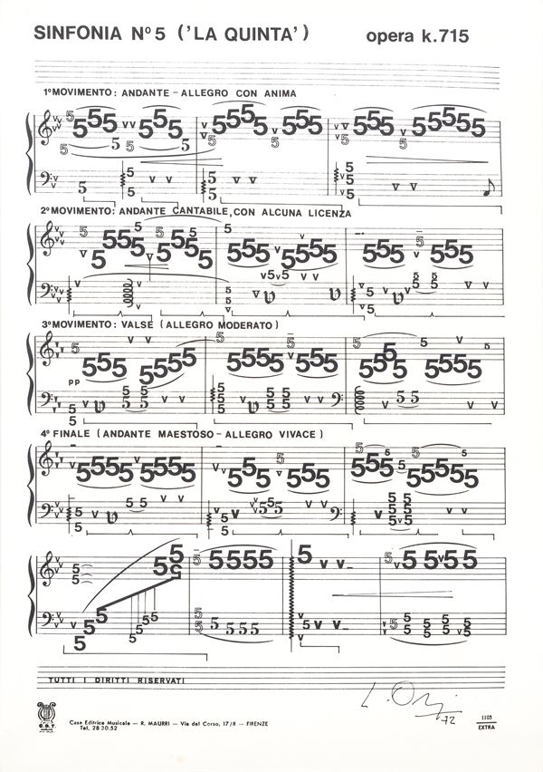 LUCIANO  ORI - Sinfonia n°5 ('la quinta')