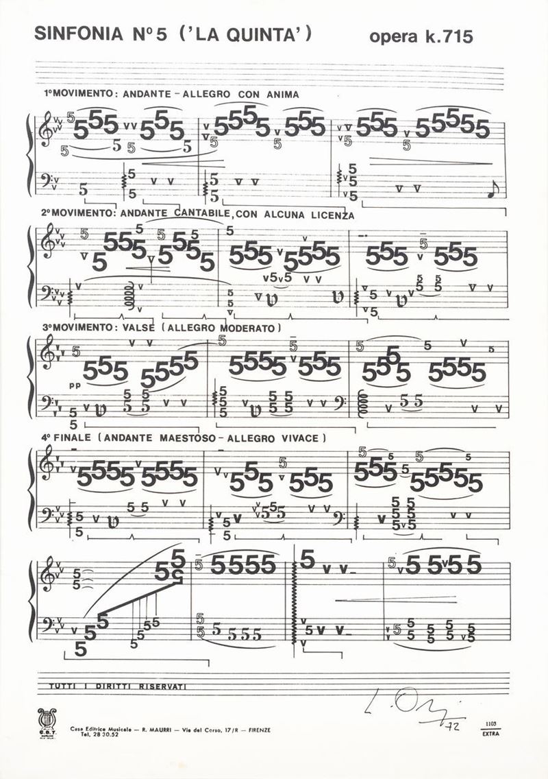 Sinfonia n°5 ('la quinta')
