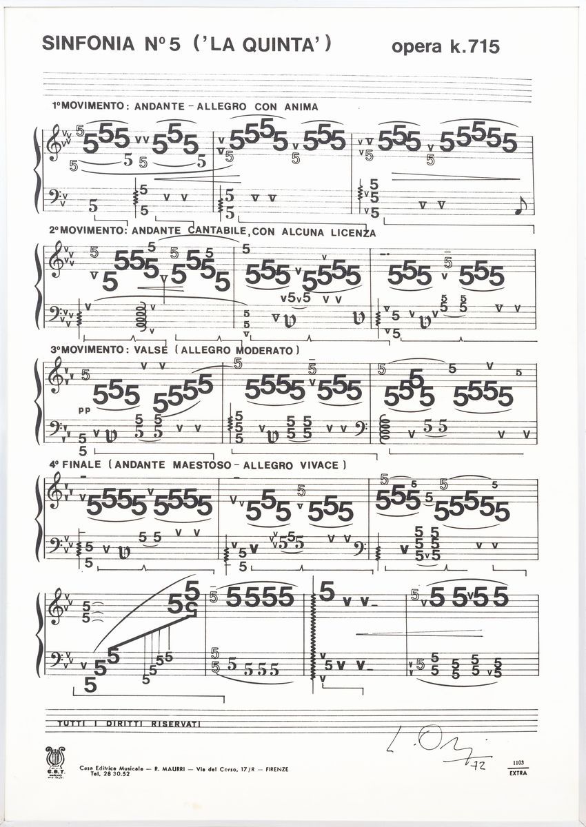 Sinfonia n°5 ('la quinta')