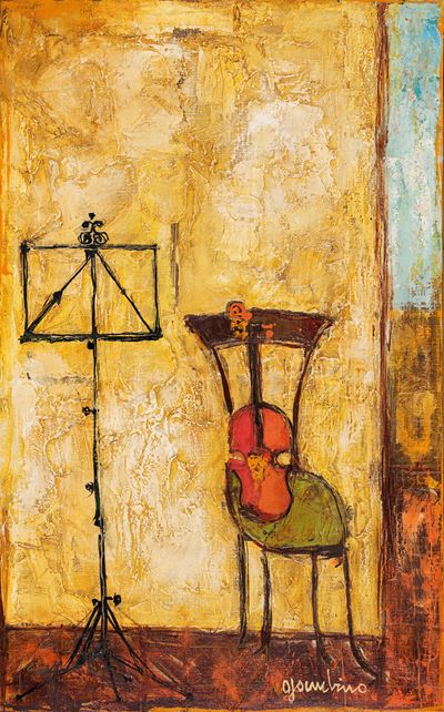 Composizione, olio su tela (1981)