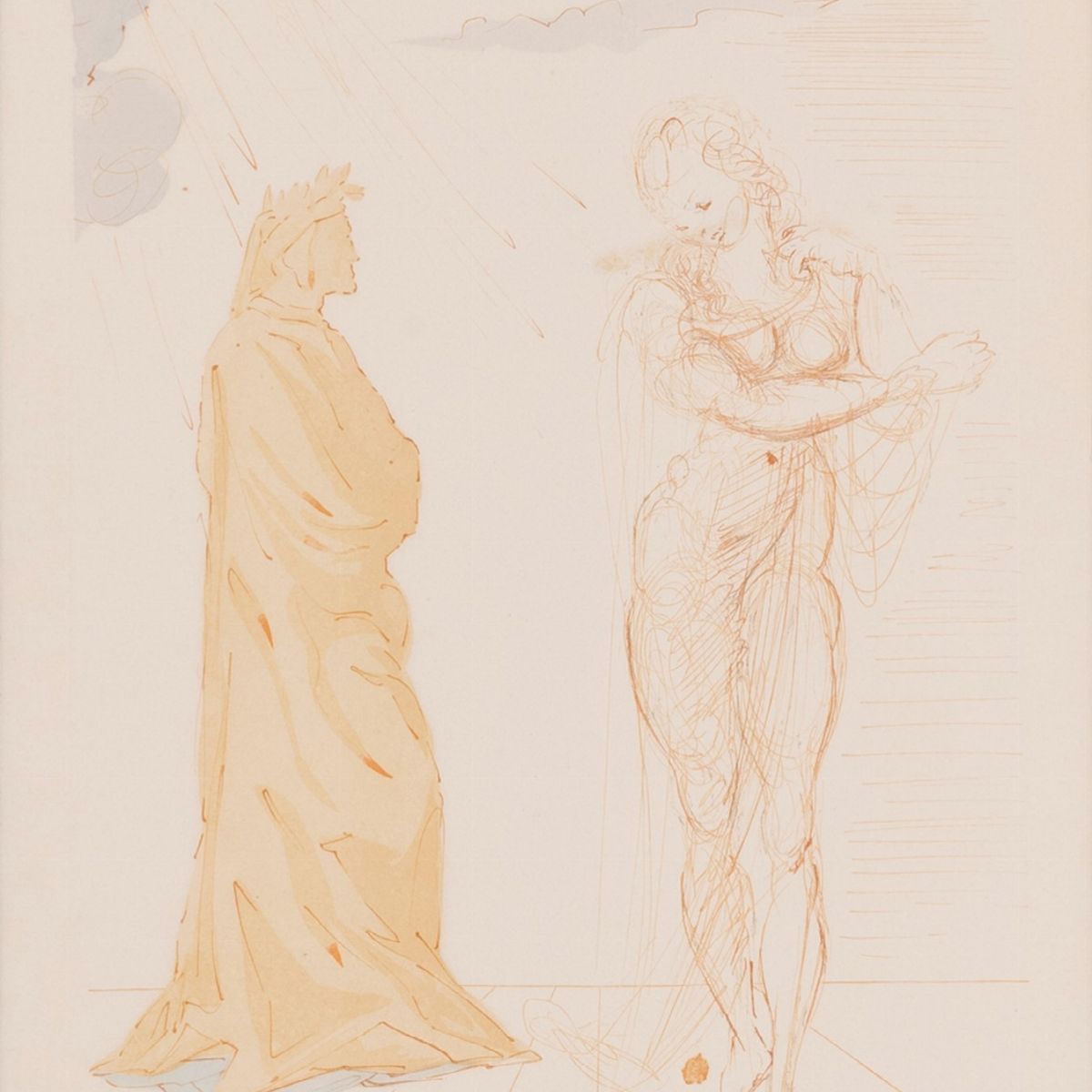 Paradiso canto II: l'angelo del primo cielo - Inferno canto II il soccorso