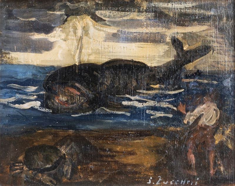 Luigi Zuccheri - Granchio, Balena e Figura