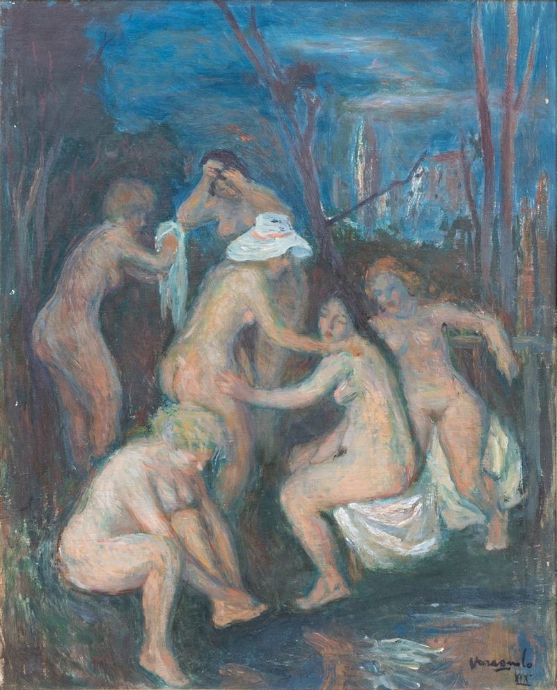 Mario Varagnolo - Bagnanti