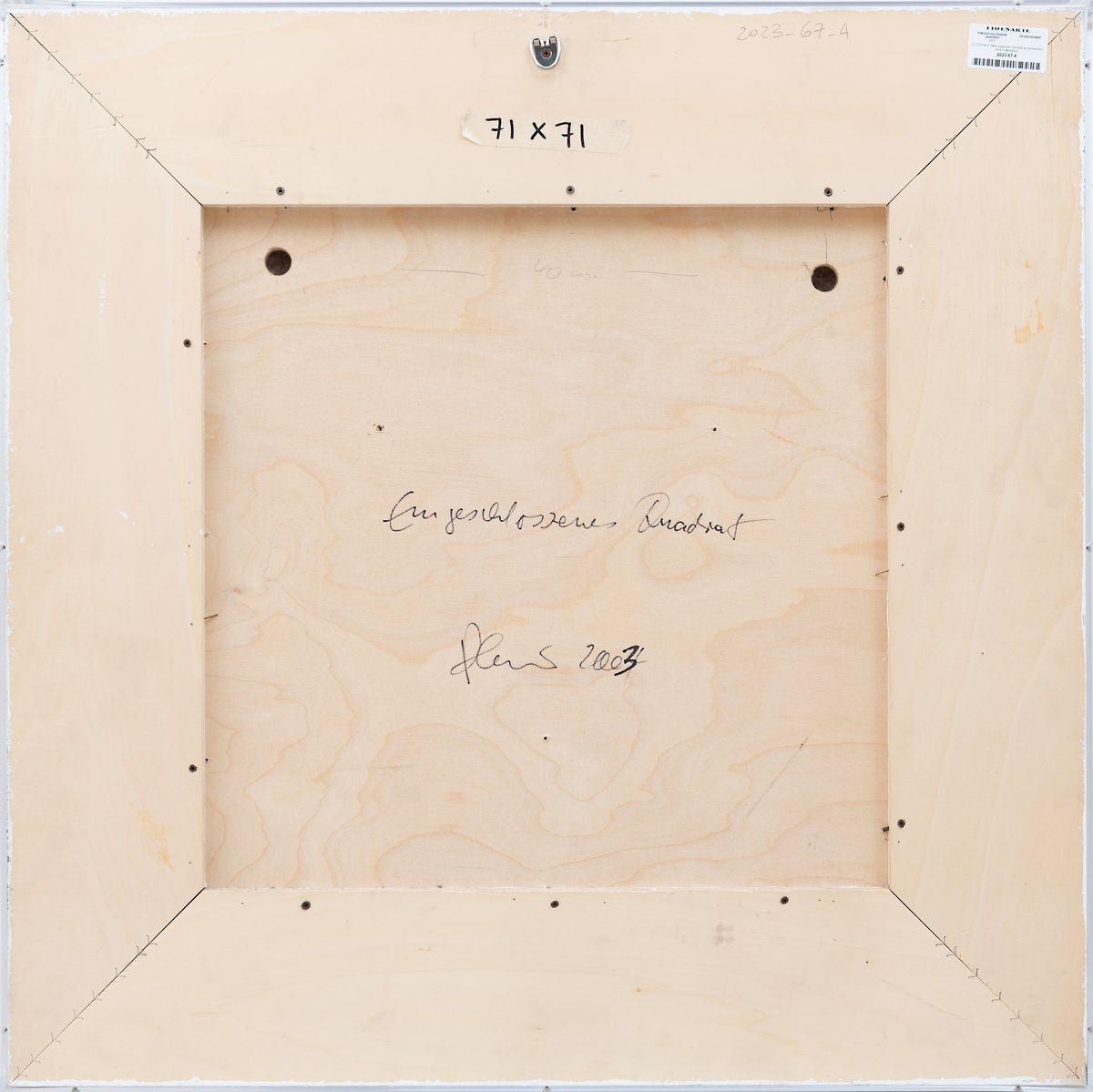 Eingeschlossene quadrat