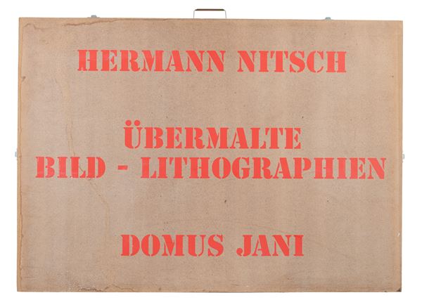 HERMANN NITSCH - Uebermalte Bild Lithographien