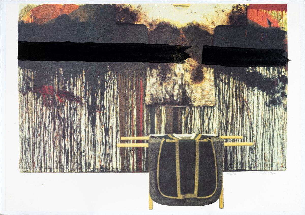 Hermann Nitsch - Uebermalte Bild Lithographien