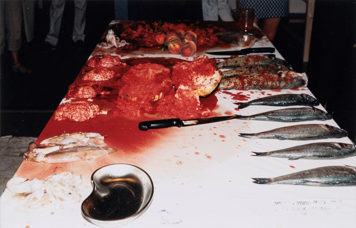 Hermann Nitsch - Santa Lucia 77. Blut. Opfer. Operation.