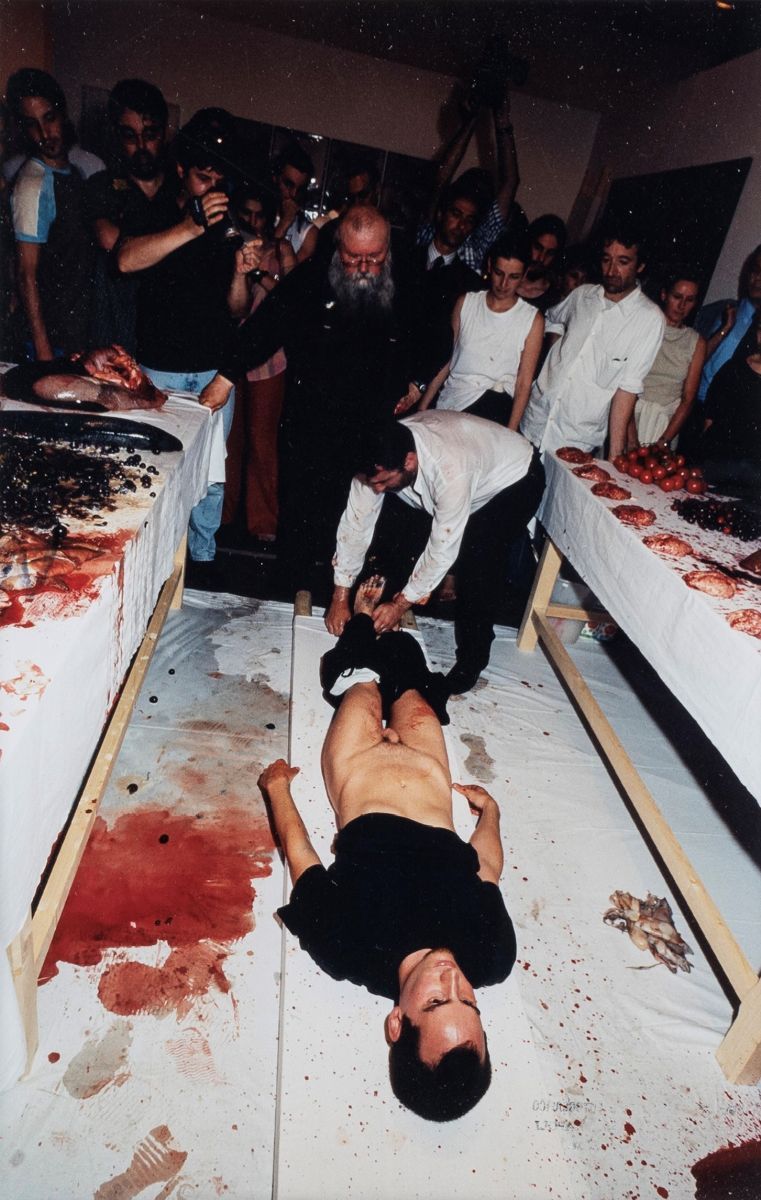 Hermann Nitsch - Santa Lucia 77. Blut. Opfer. Operation.