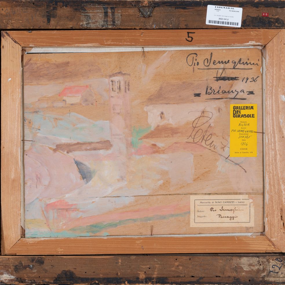 Brianza - al verso paesaggio