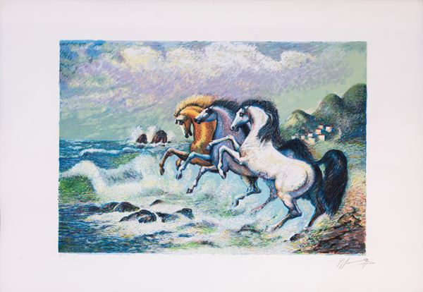 GIOVAN FRANCESCO GONZAGA - Horses