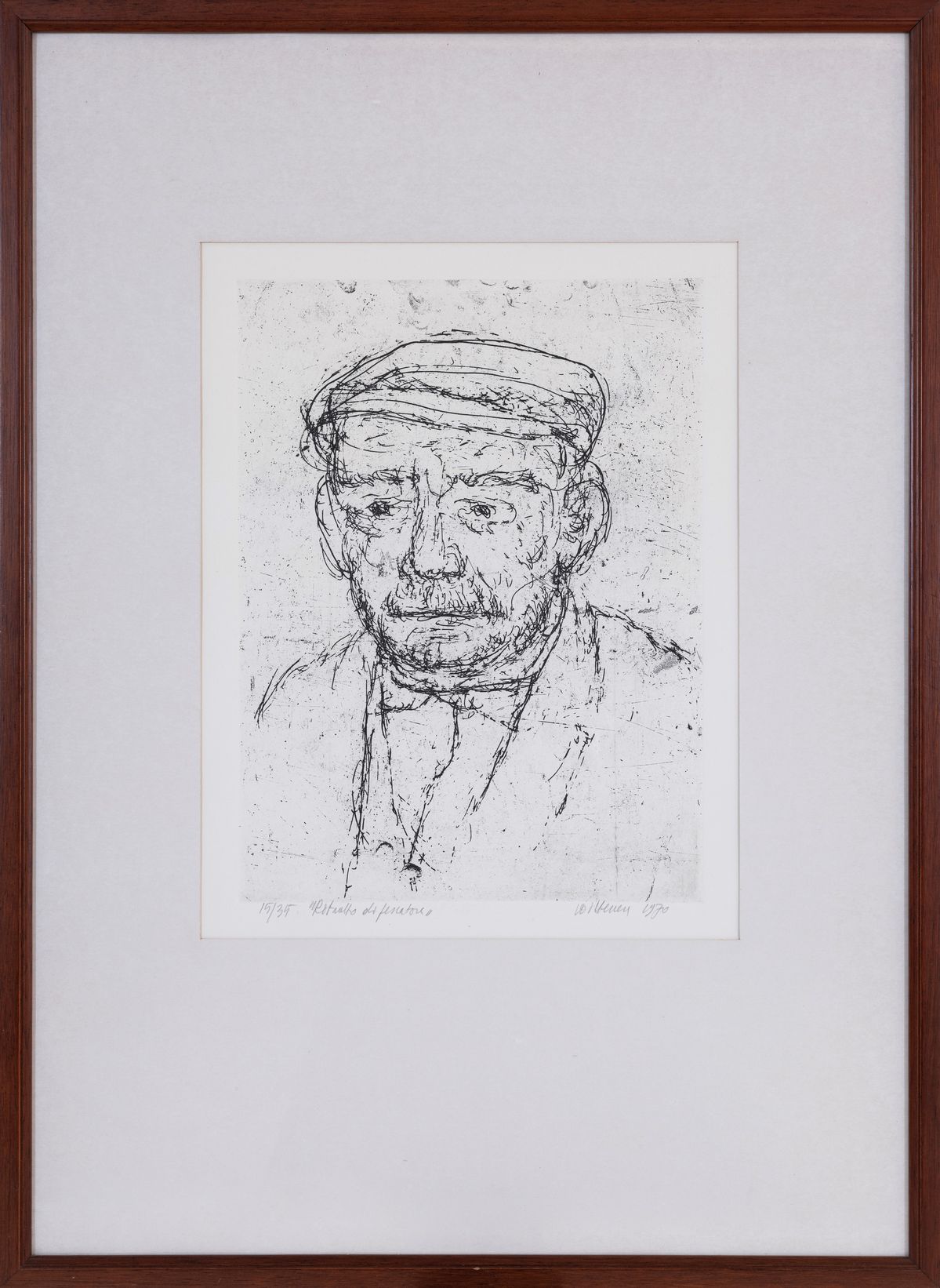 Spiaggia e figure - Ritratto di pescatore