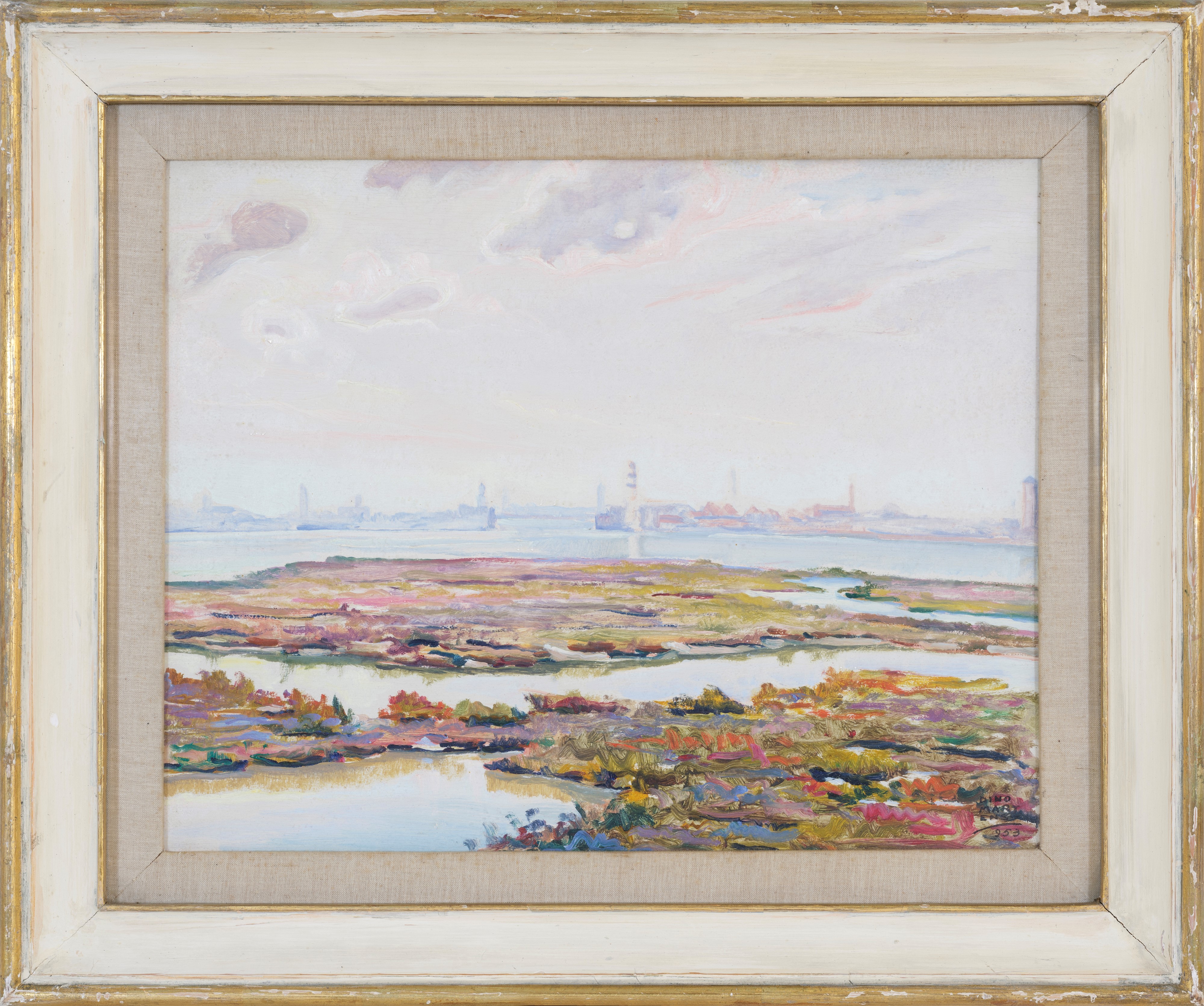 Murano dalla Barena Meriggio Nebuloso