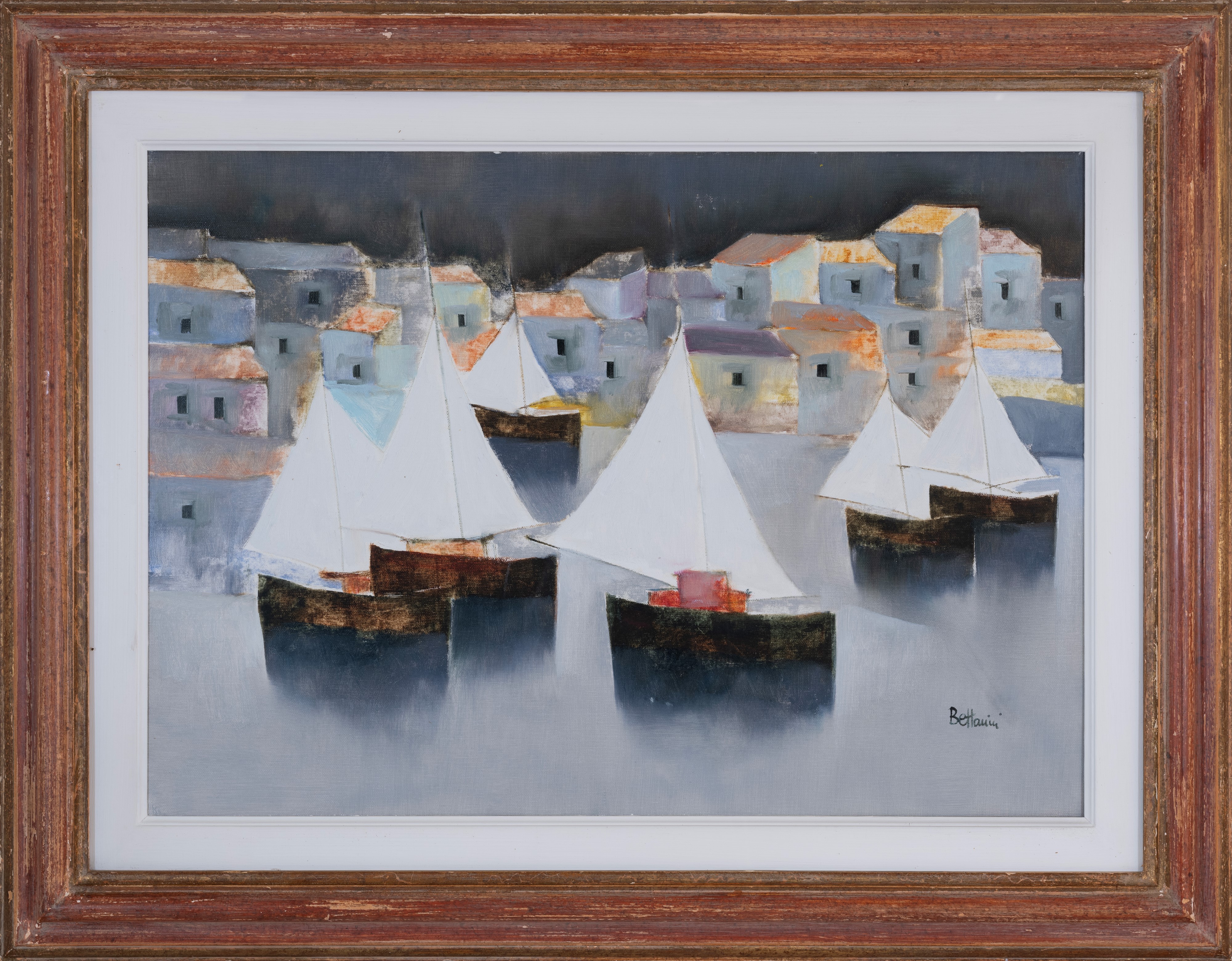 画家LIDO BETTARINI イタリア Lido Bettarini pittore