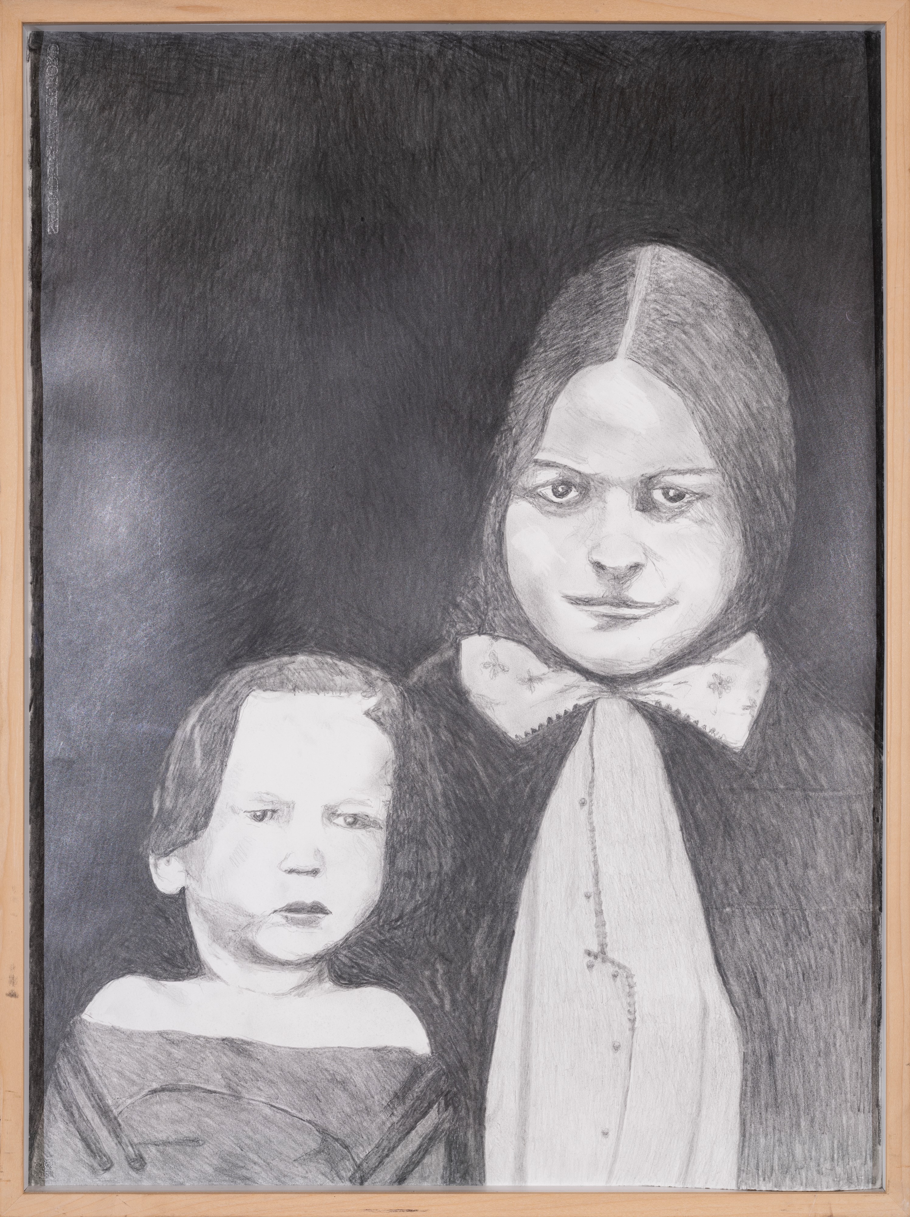 American civil war: study 21. Not-virgin and child: wife and daughter of a New Hampshire Voluntee...