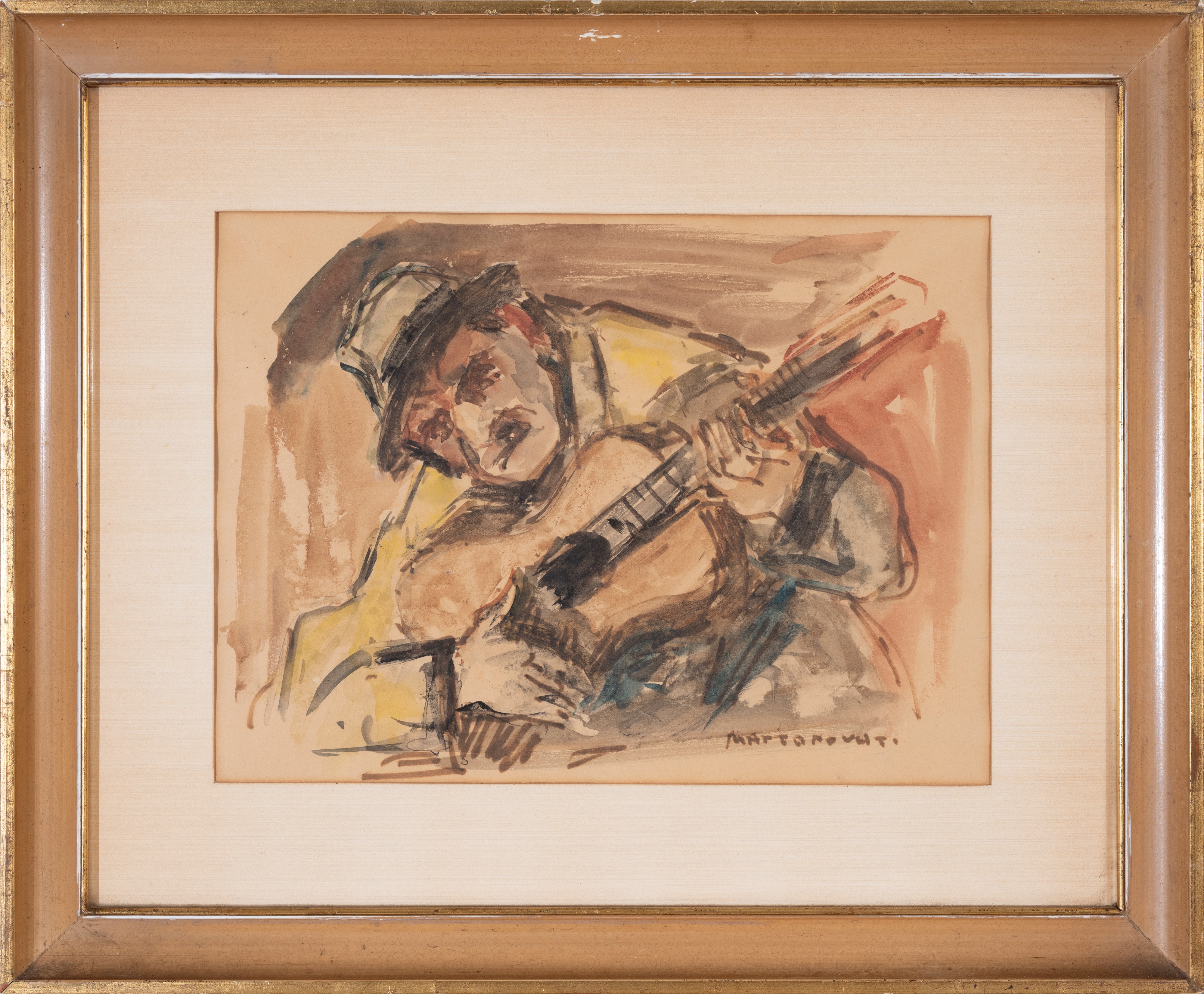 Riflessi, Canal grande - Suonatore