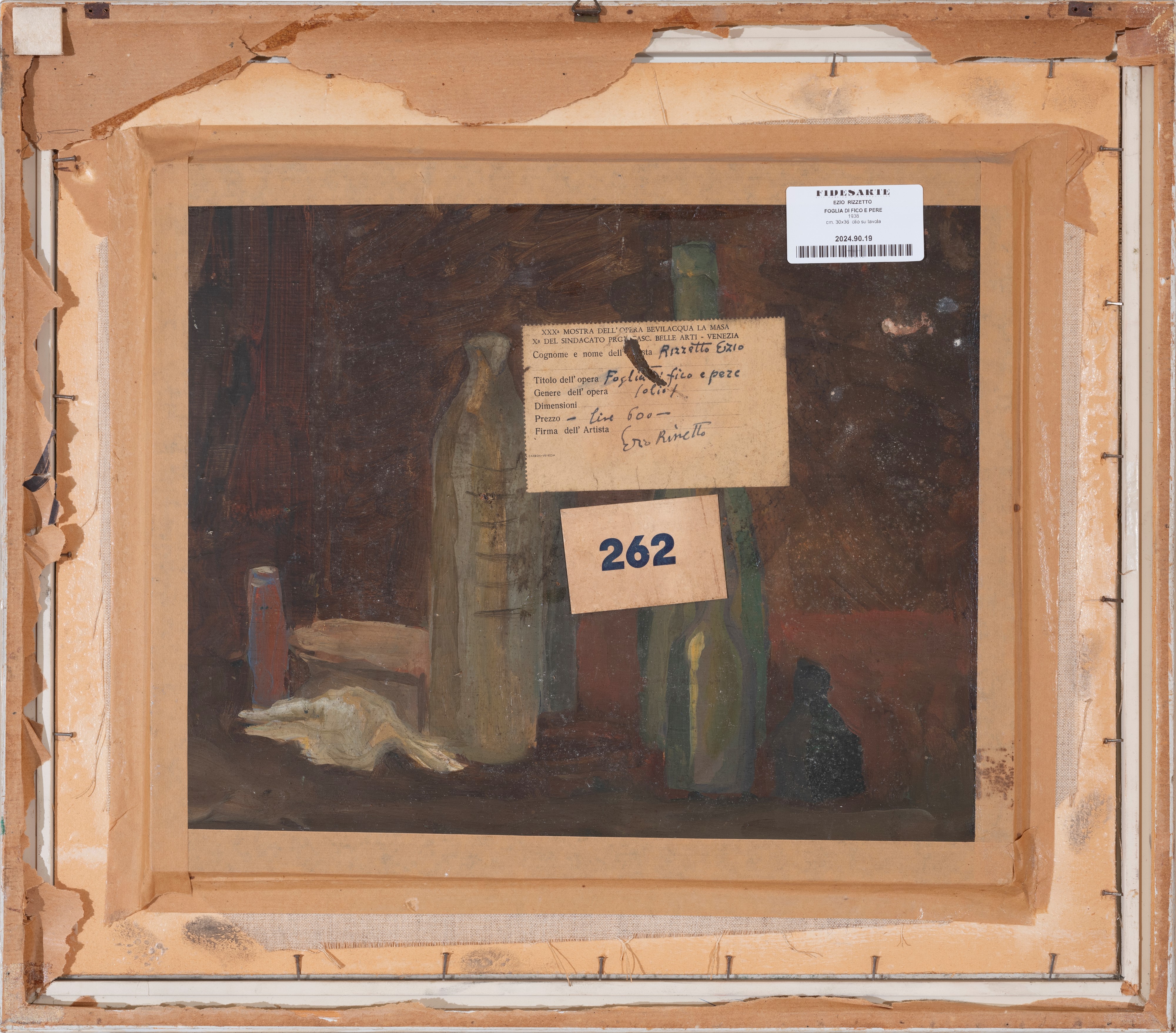 Foglia di fico e pere