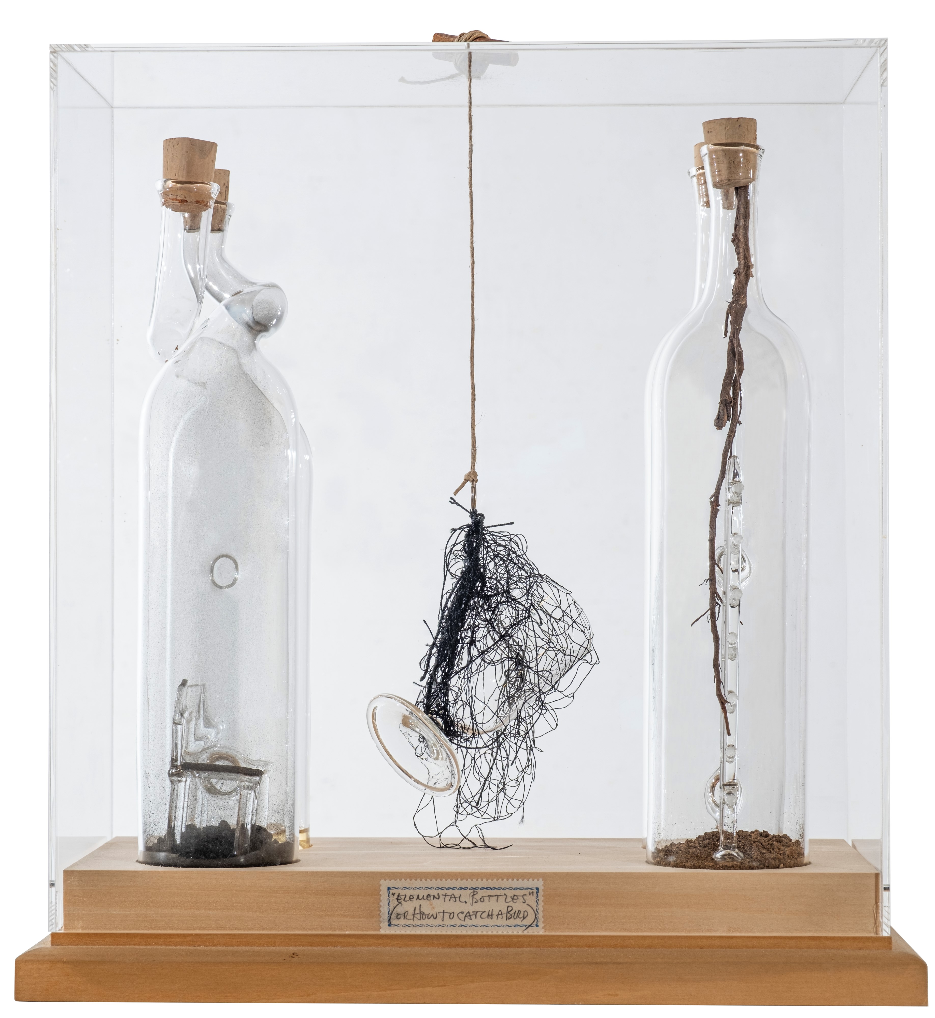 Elemental bottles (or how to catch a bird)