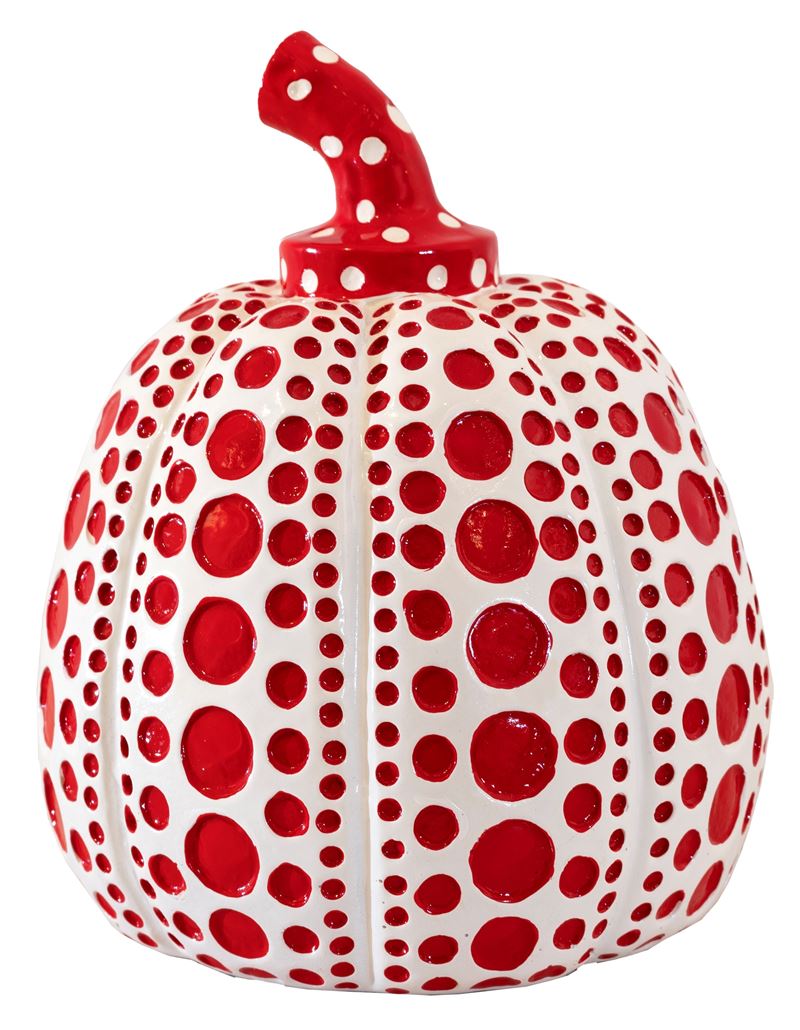 Red and white pumpkin