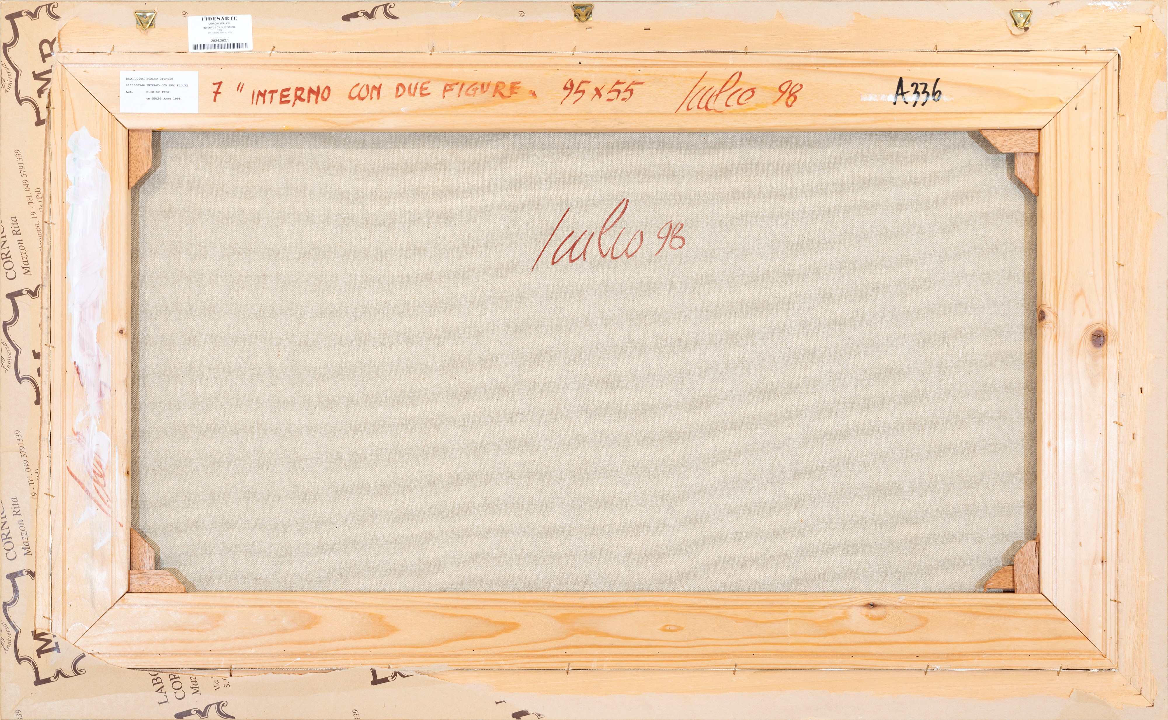 Interno con due figure