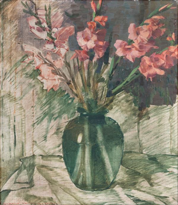 OSCAR SOGARO - Vase of flowers