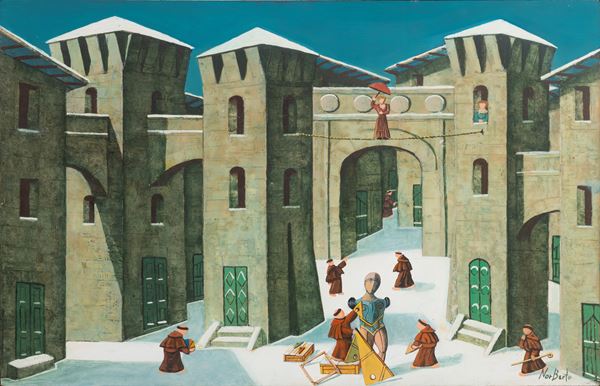 NORBERTO  PROIETTI - Homage to De Chirico