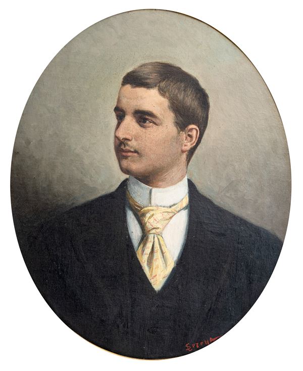 LUIGI SERENA - Portrait of a young man