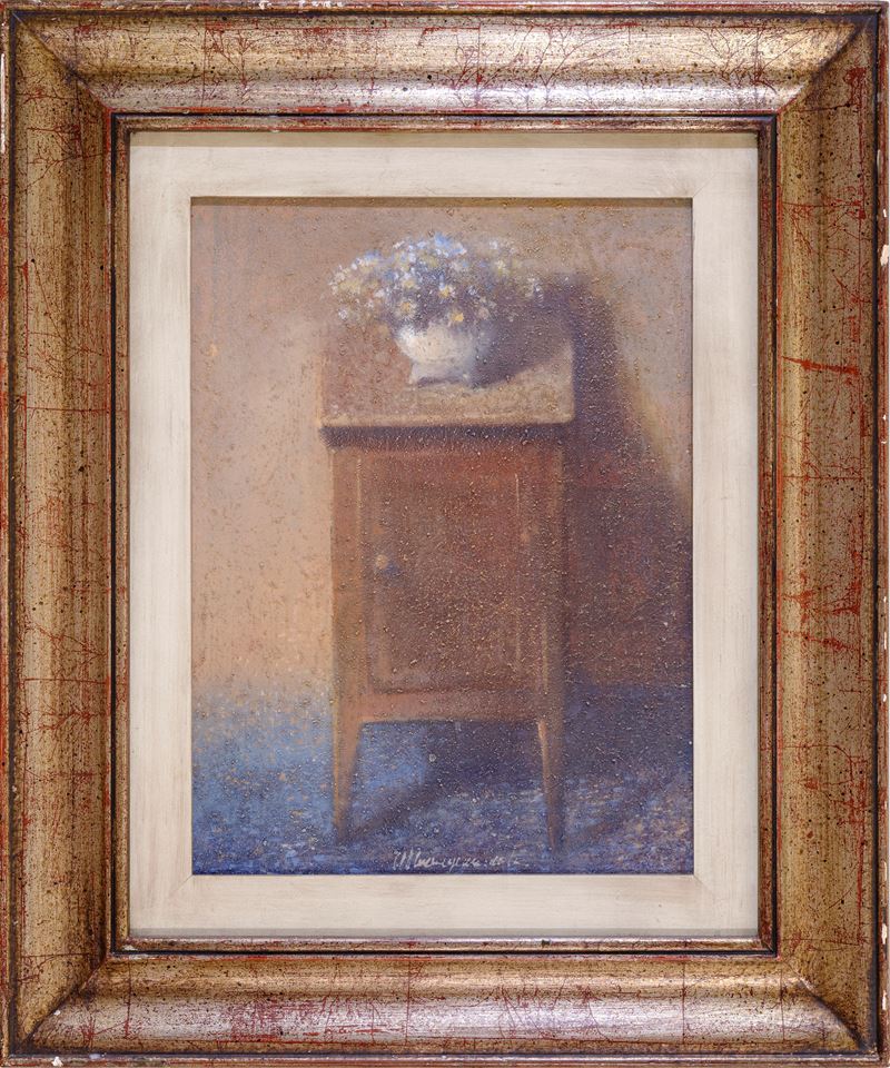 Fiori su comodino