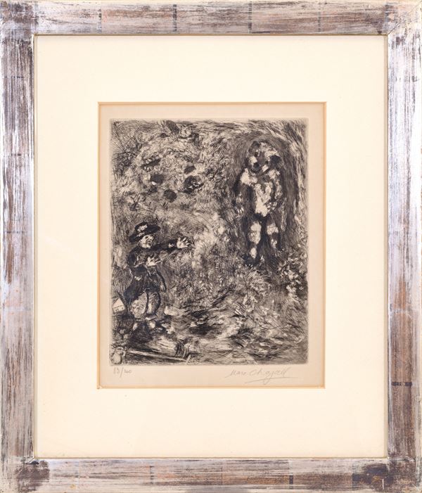MARC CHAGALL - L'ours et l'amateur des jardins