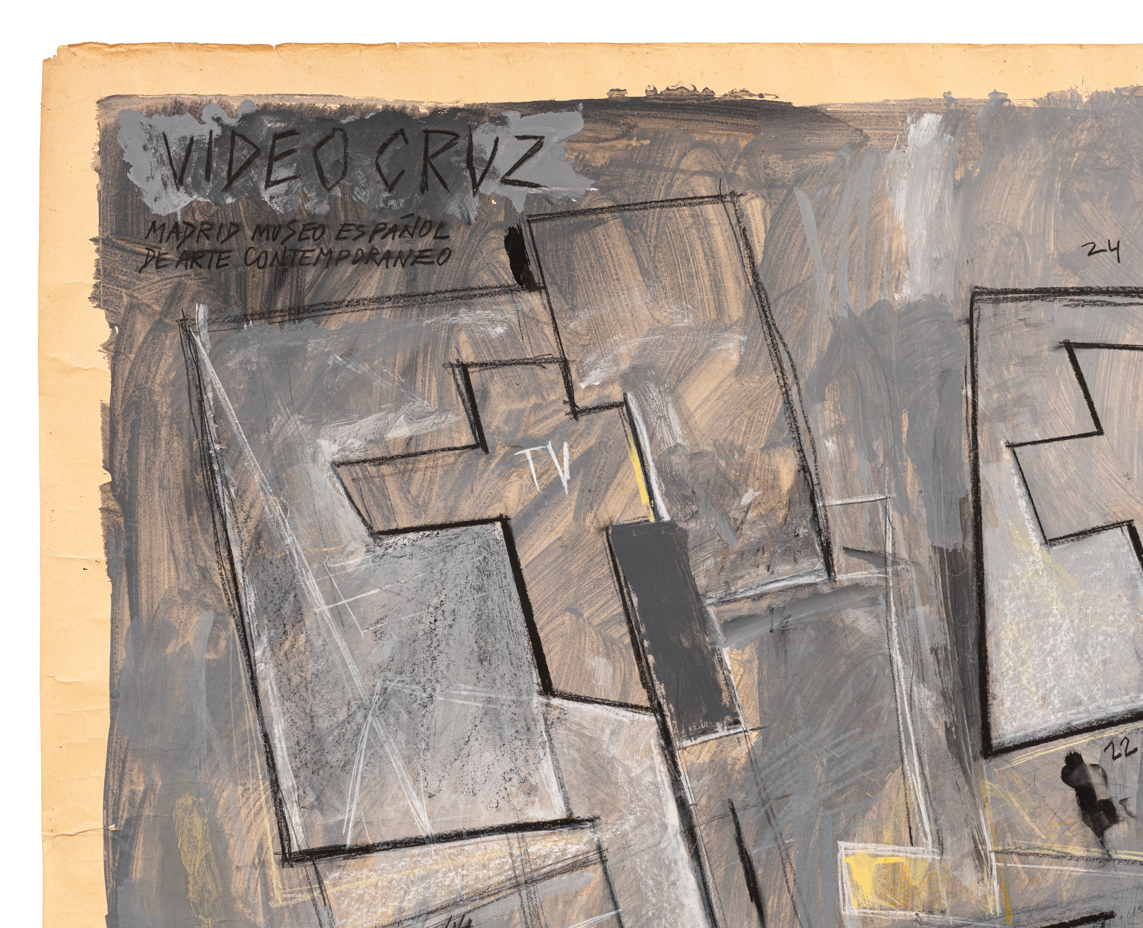 Progetto studio per video installazione Madrid Museo Espanol de Arte Contemporanea