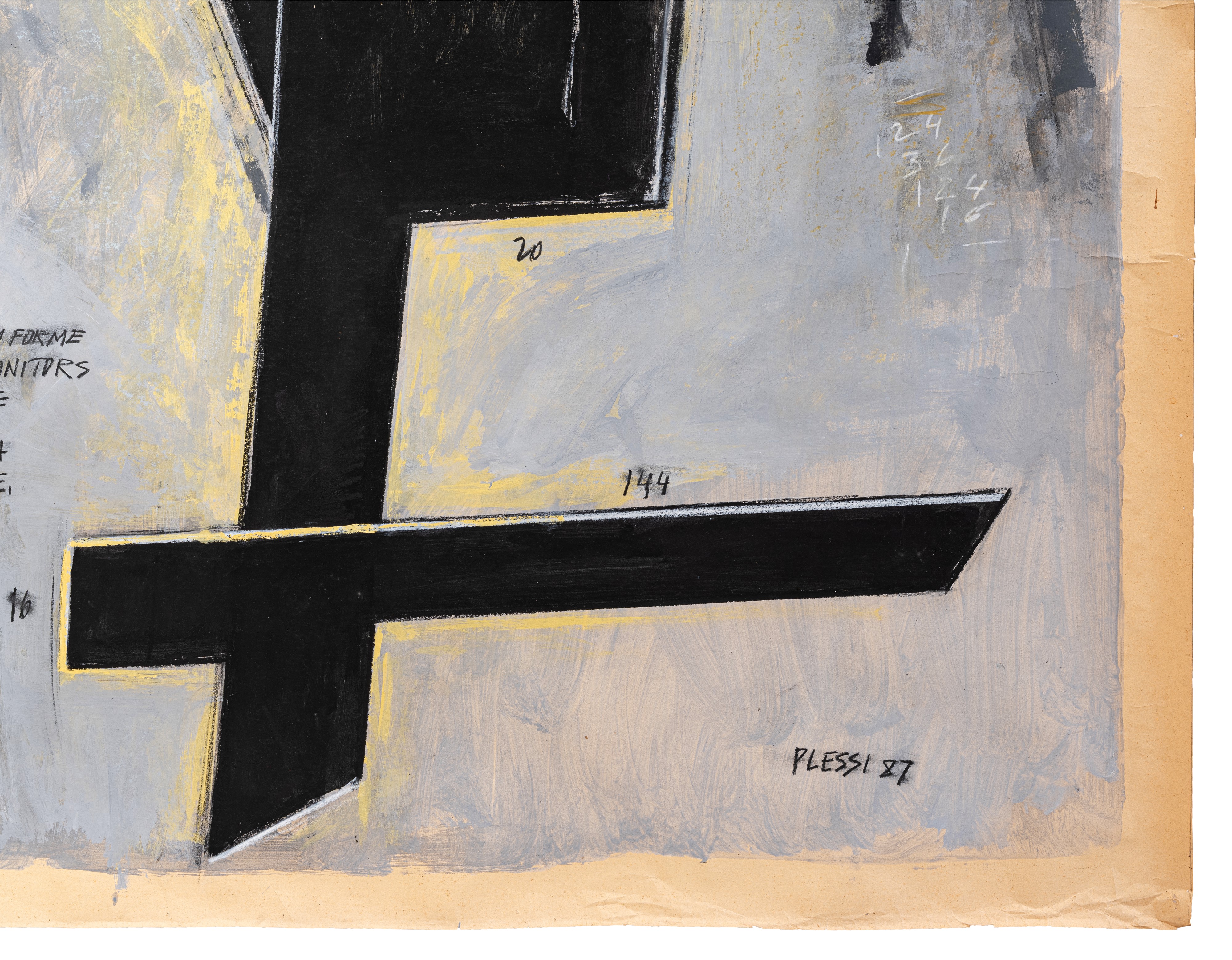 Progetto studio per video installazione Madrid Museo Espanol de Arte Contemporanea