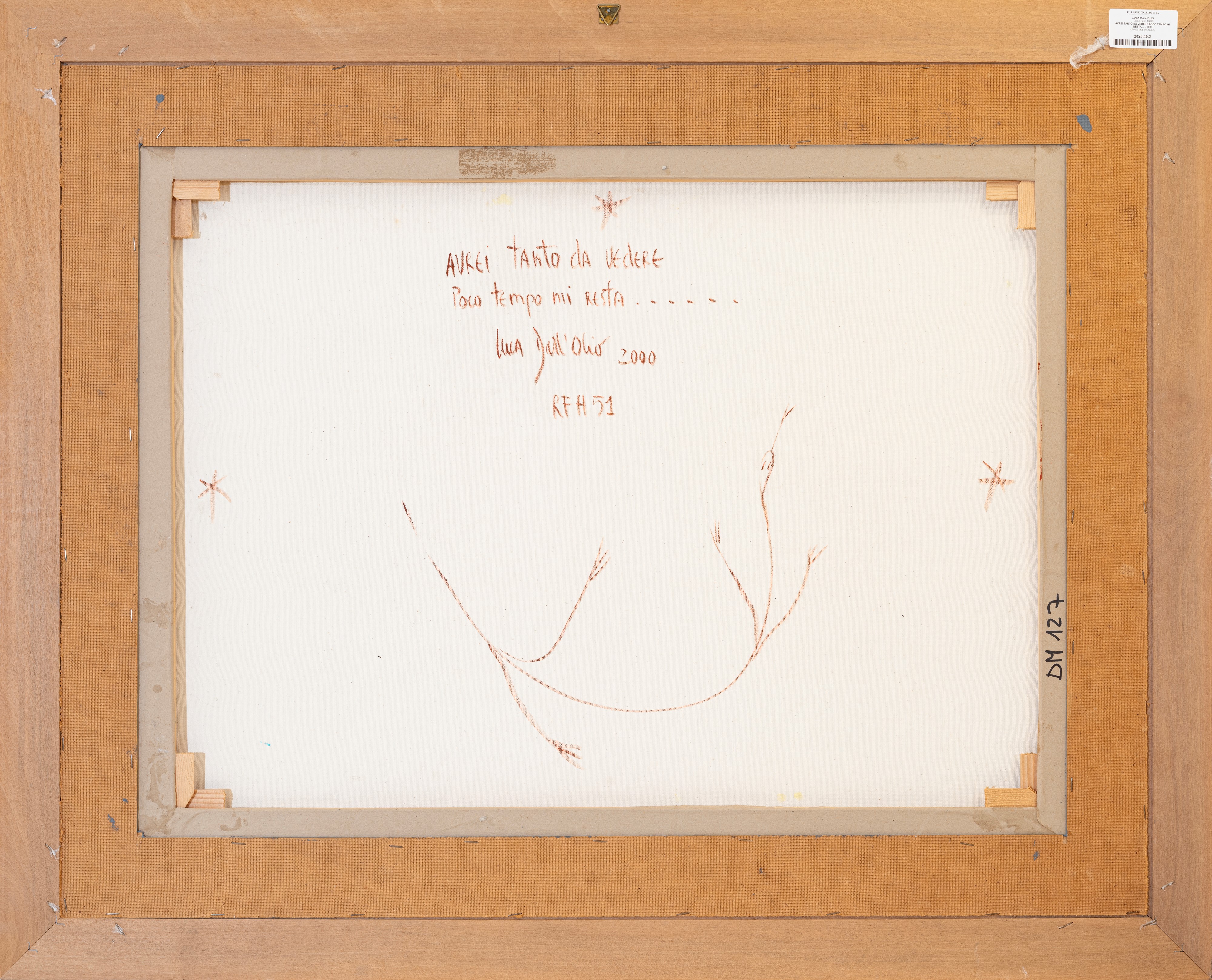 Avrei tanto da vedere poco tempo mi resta......