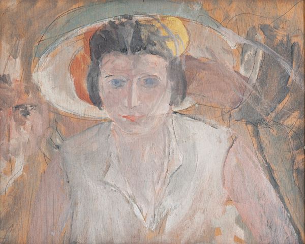 PIO SEMEGHINI - Portrait with hat