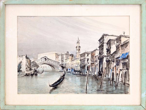 MARIO  CARRARO - Il ponte di Rialto