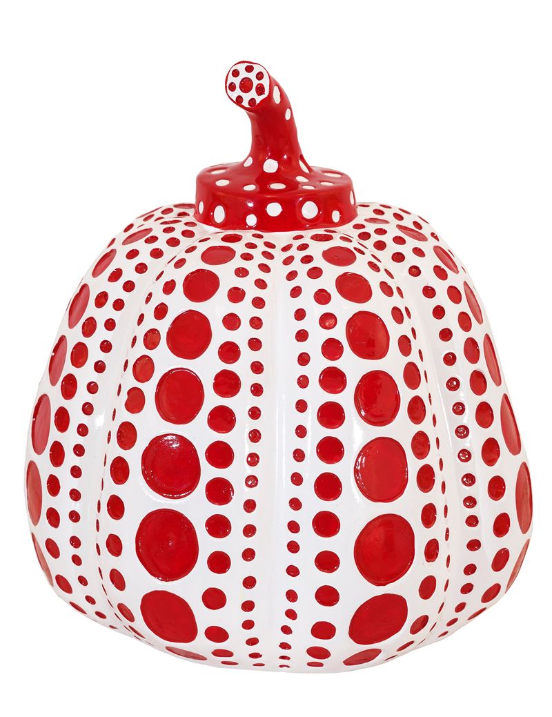 Red and white pumpkin