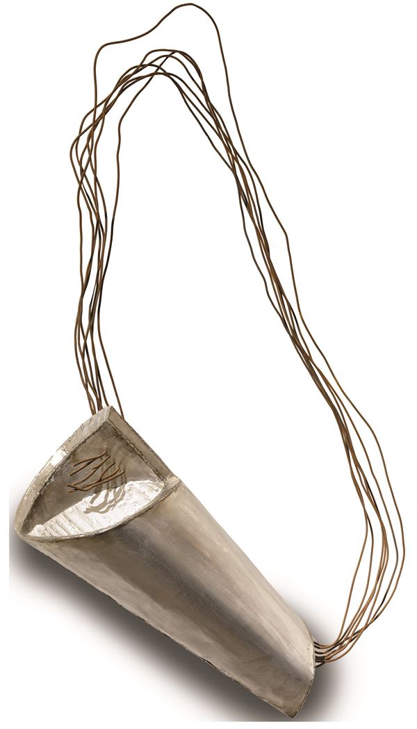 ULRICH EGGER : Found object  (1998)  - sculpture in iron, wire and plaster - Auction MODERN AND CONTEMPORARY ART AUCTION - Fidesarte - Casa d'aste
