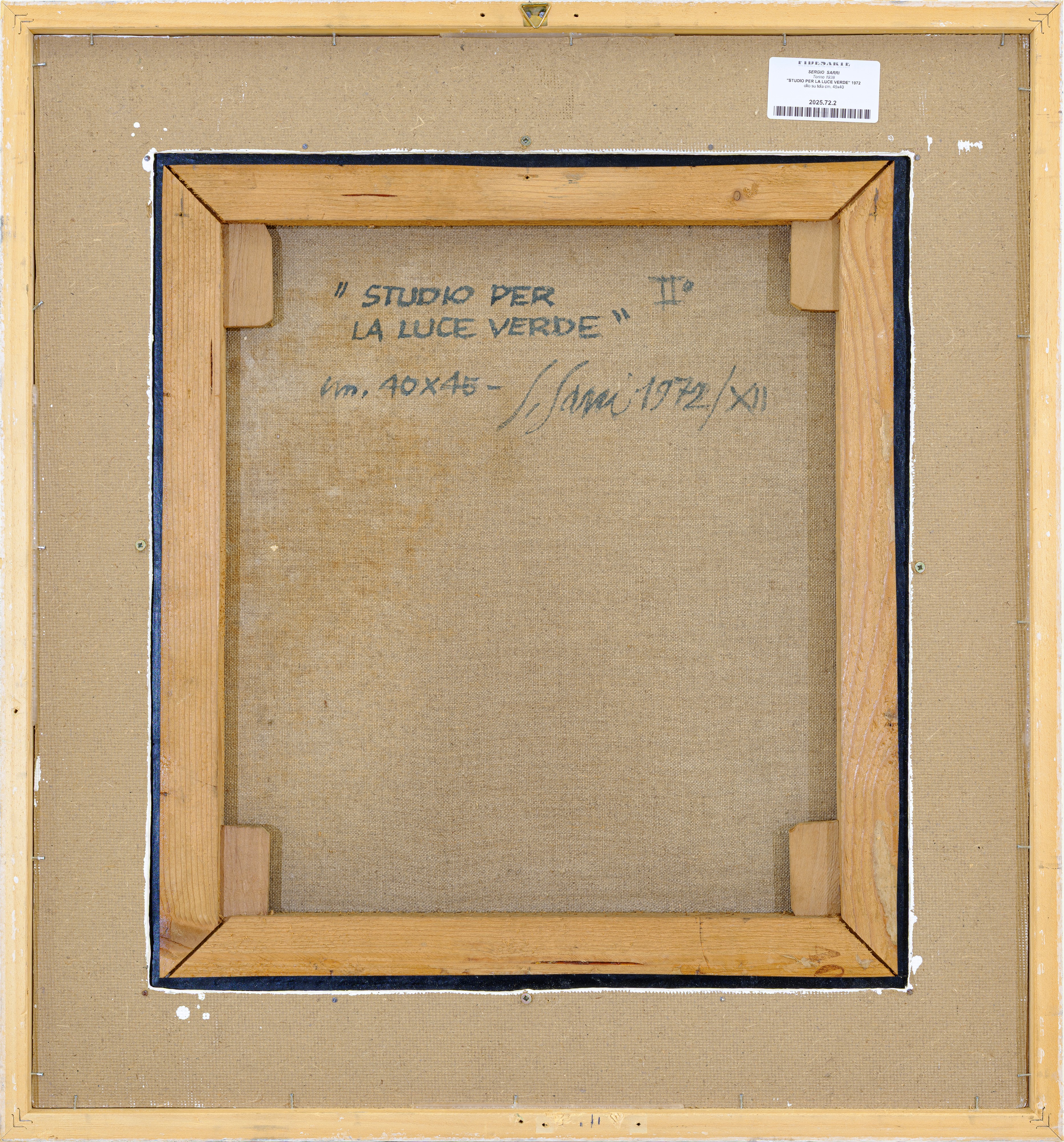 "Studio per la luce verde" II