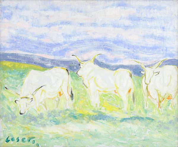 GIUSEPPE CESETTI - Oxen in Etruria