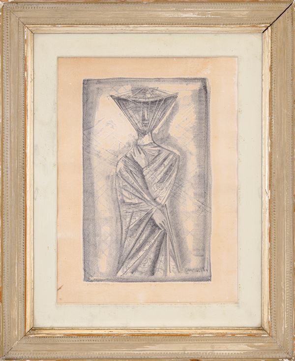 MASSIMO CAMPIGLI - Dama velata